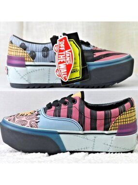 New! Size: 5 Women/3.5 Men | Vans X Disney The Nightmare Before Xmas Era Stacked